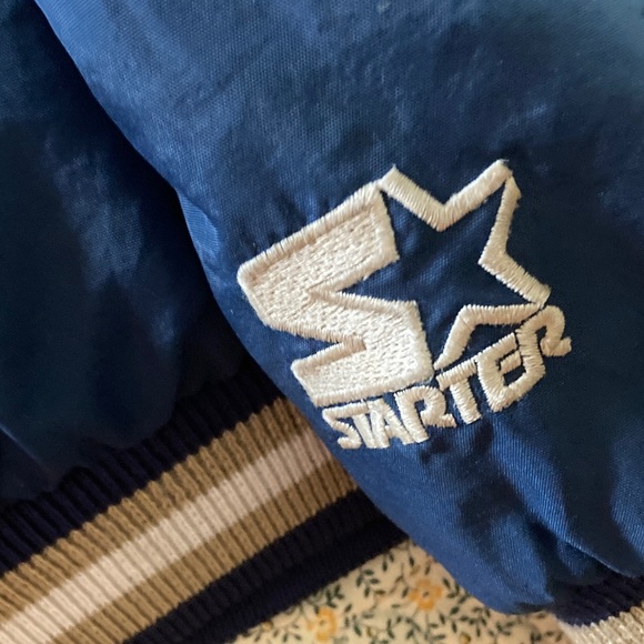 Vintage 90s Starter Notre Dame Fighting Irish Pullover Jacket XL Anorak - Picture 8 of 13